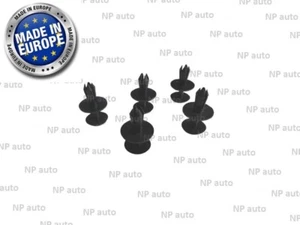 5X AUDI VW PANEL MOLDURA CLIPS FALDÓN SUJETADORES TIPO EMPUJE PARACHOQUES REMACHE N10700901 - Imagen 1 de 4