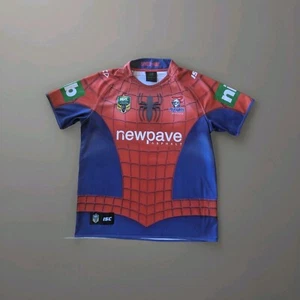 Camiseta Newcastle Knights XL Spider-Man Liga de Rugby Fútbol NRL Marvel - Imagen 1 de 22