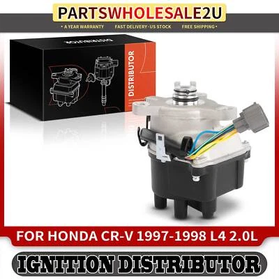 Distribuidor de encendido nuevo 1 pieza para Honda CR-V 1997 1998 L4 2,0 L con tapa y rotor Foto 1 de 4