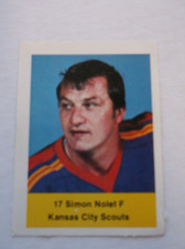 1974/75 Loblaws Hockey Stickers NHL Kansas City Scouts SIMON NOLET