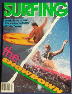 SURFING MAGAZINE-MARCH 1982-WAYNE LYNCH-CHEYNE HORAN-MARK RICHARDS-VINTAGE - Picture 1 of 6