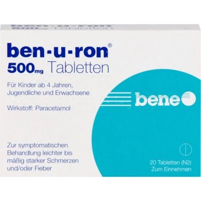 BENE BEN-U-RON 500 mg Tabletten 20 St PZN00116694