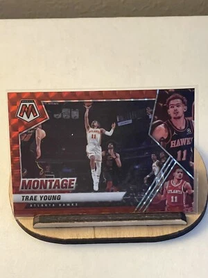 2020-21 Mosaic Trae Young Montage Insert Red Prizm Cereal Box Exclusive - Image 1 of 2