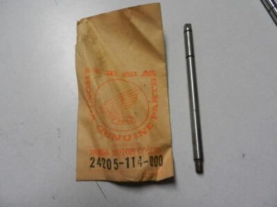 Eje de cambio de marchas Honda 1971 y 1973-1975 QA50 24205-114-010 NUEVO DE STOCK Foto 1 de 4