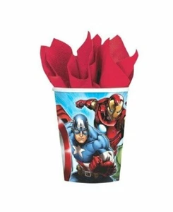 Marvel Avengers Party Supplies 9oz Paper Cups 8 ct. - Picture 1 of 1