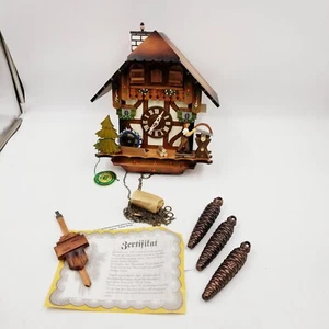 Nuovo orologio a cucù vintage Hekas Foresta Nera Germania boscaiolo svizzero carillon 8 giorni - Foto 1 di 21