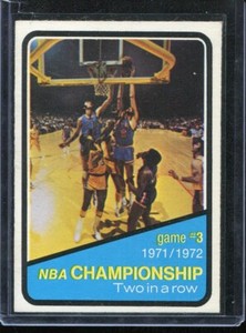 1972-73   Topps   Basketball  # 156   NBA Championship  Game 3  (NM)   Near Mint