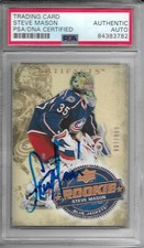 2008-09 UPPER DECK ARTIFACTS #208 STEVE MASON SIGNED ROOKIE CARD PSA AUTO RC UD