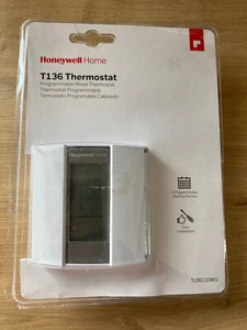 Honeywell Home T136C110AEU T136: Programmable Thermostat, White - Bild 1 von 3