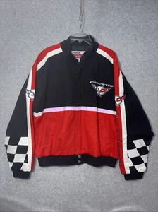 Vintage Racing Champions Chevrolet Corvette Racing Jacket Men's Size Large - Picture 1 of 11