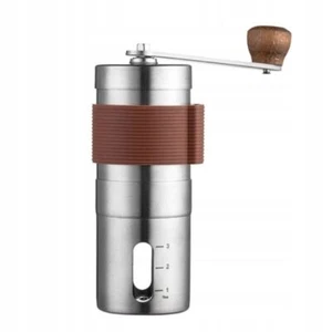 Kaffeemühle Hand-Kaffeemühle Keramikmahlwerk Edelstahl Mahlwerk Manuell Kaffee - Bild 1 von 17
