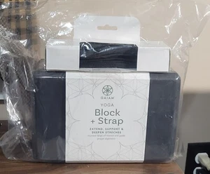 New Gaiam Yoga Block and Strap Combo - Picture 1 of 4