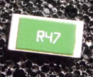 Résistance SMD CMS chip 2512 1W, 5% valeurs aux choix de 0.015 Ohm à 470 Ohms - Imagen 1 de 2