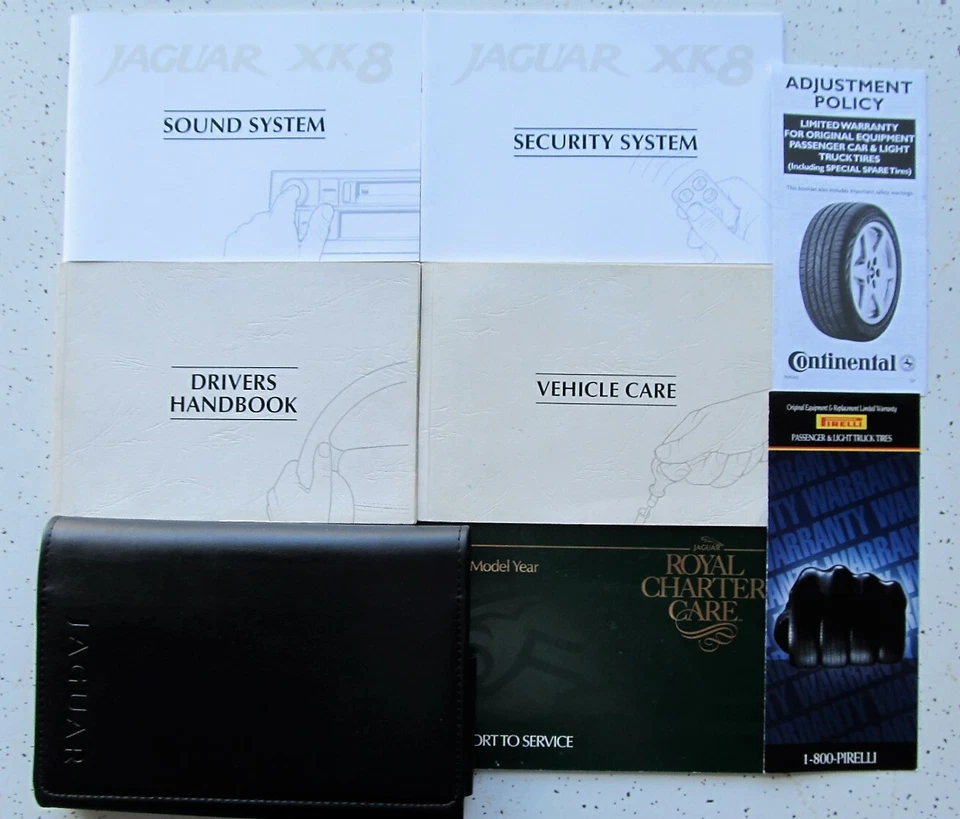 1997 97 1998 98 1999 99 JAGUAR XK8 XKR OWNERS MANUAL + COVER COUPE CONVERTIBLE  - Image 1 of 1