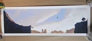 The Simpsons Limited Screen Print * Homer Jumps Gorge * Numbered 61/407 Signed - Picture 1 of 6