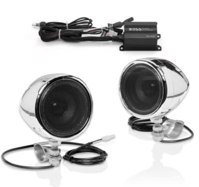 Boss Audio Systems Motorcycle Speaker Amplifier/ Bluetooth/ 3in Speakers - Image 1 of 4