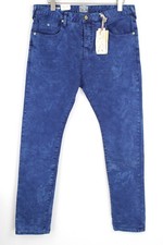 SCOTCH & SODA Steele W34/L32 Men Jeans Cotton Blend Stretch Blue Dyed Denim Slim