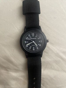 Military Quartz 32mm Watch , Glow in the Dark, 50M WR - Picture 1 of 5