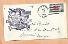 C23 FIRST FLIGHT KITTY HAWK N.C TO DAYTON OH MAY 19,1938 NATIONAL AIR MAIL WEEK