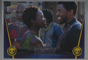 2018 Upper Deck Marvel Black Panther Silver Foil Catching Up #26 a3q