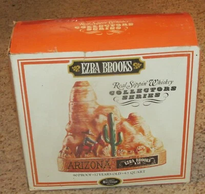 Ezra Brooks Decanter Arizona Lost Dutchman Mine Heritage China Vintage 1969w/box - Image 1 of 4