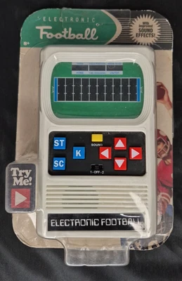 Electronic Football Handheld Game TESTED WORKS Mattel  See Pics Very Good Cond. - Image 1 of 4