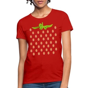Strawberry Halloween Costume Women's T-Shirt - Picture 1 of 4