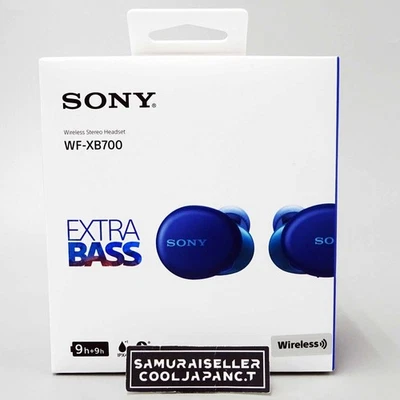 Écouteur sans fil Bluetooth SONY WF-XB700 LZ EXTRA BASS bleu Japon NEUF - Photo 1/4