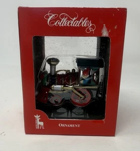 Ornamento coleccionable Orgullo de Papá Noel "Elfo en un tren"   - Imagen 1 de 4