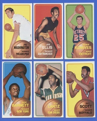 Lote de baloncesto Topps 1970-71 (33) como nuevo/como nuevo Hairston Love Hazzard Bowman Reed Foto 1 de 4