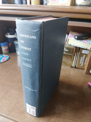 Americans on Everest by James Ramsey Ullman 1st Edition No DJ VG 429 Pages.    z Foto 1 de 4