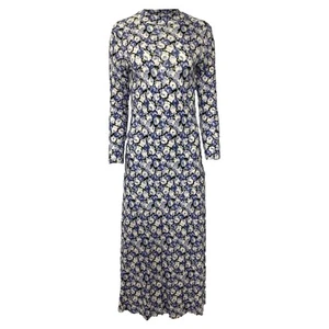 Vestido midi manga larga estampado floral Rixo Elise en viscosa para mujer talla múltiple 2 - Imagen 1 de 9