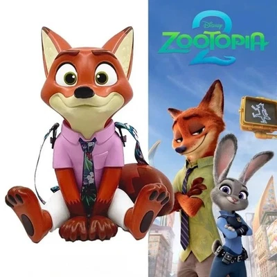 全新 Zootopia 2 官方电影商品 Nick Judy 可爱形状水杯 动漫 — 第 1/4 张图片