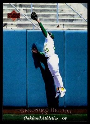 1995 Upper Deck #29 Geronimo Berroa Oakland Athletics MM - Image 1 of 2