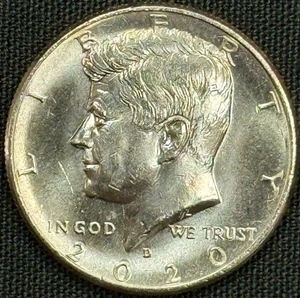 2020 D Mint Mark Circulated with AU-Details Half Dollar - Picture 1 of 4