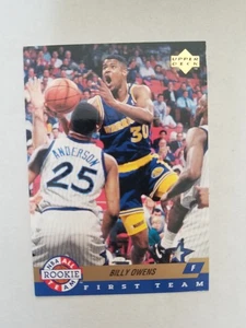 1992-93 Upper Deck All-Rookie Team Billy Owens #AR3 - Bild 1 von 2