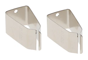 2er Pack 9V Stahl Batterie Schraubhalterung Halter Gehäuse - Bild 1 von 3