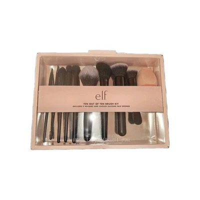 e.l.f. Ten Out Of Ten Brush Set, 10-teiliges Pinsel-Set, Pinsel - Bild 1 von 4