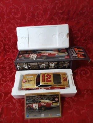 M4B 1969 Bobby Allison #12 Coca Cola Cyclone Autograph 1:24 University of Racing - Image 1 of 4