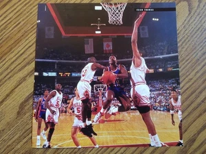 ISAAH THOMAS DETROIT PISTONES REVISTA MICHAEL JORDAN BULL ANUNCIO ANUNCIO IMPRESO - Imagen 1 de 1