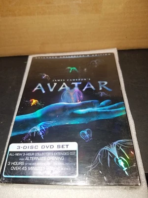 Avatar DVD 3-Disc Extended Collector's Edition - James Cameron Sealed! - Image 1 of 3