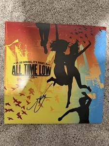 All Time Low Signed So Wrong, It’s Right Vinyl W/COA ALEX GASKARTH - Picture 1 of 1