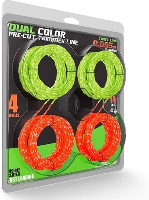 Replacement Twisted Trimmer Lines Compatible with All EGO 15-Inch String Trimme - Image 1 of 4
