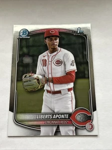 2025 Bowman Chrome Prospect 1st #BCP-174 Liberts Aponte!!! LQQK!!! Rottöne - Bild 1 von 3