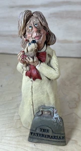 Vintage 1993 Frumps Figurine The Veterinarian "Dr Kish" Artist Signed 6.5" Tall - Picture 1 of 11