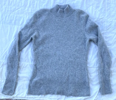 Investments 100% Cashmere Womens Sweater Pullover Gray Long Sleeve Size Large - Image 1 of 4