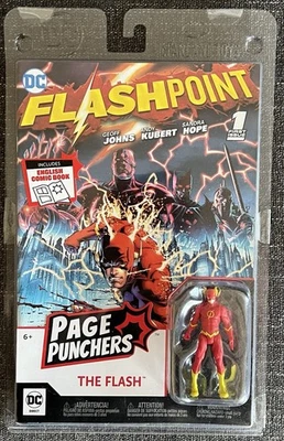 DC Page Punchers - The Flash - Flashpoint # 1 - 3" Action Figure With Comic Book - Image 1 of 2