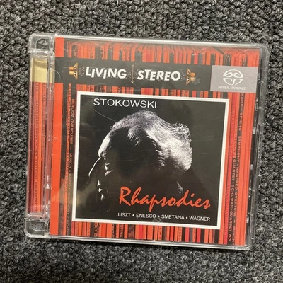 SACD Stokowski Rhapsodies Liszt Enesco Smetana Wagner Super Audio LIVING STEREO - Image 1 of 4