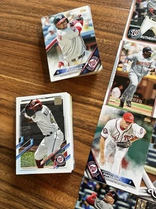Washington Nationals Baseball Card Lot - 130 Cards - Picture 1 of 7
