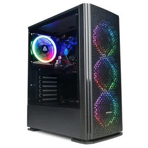 Cyberpower PC AMD Ryzen 5 5600G Tower PC 16 GB RAM, 500 GB SSD, Windows 11 Pro - Afbeelding 1 van 6